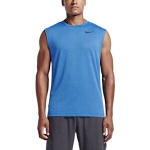 Nike Dri-Fit Blue Training Muscle Tank Top Size Large